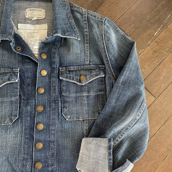 Current/Elliott The Snap Jean Jacket size 2 - Picture 6 of 7